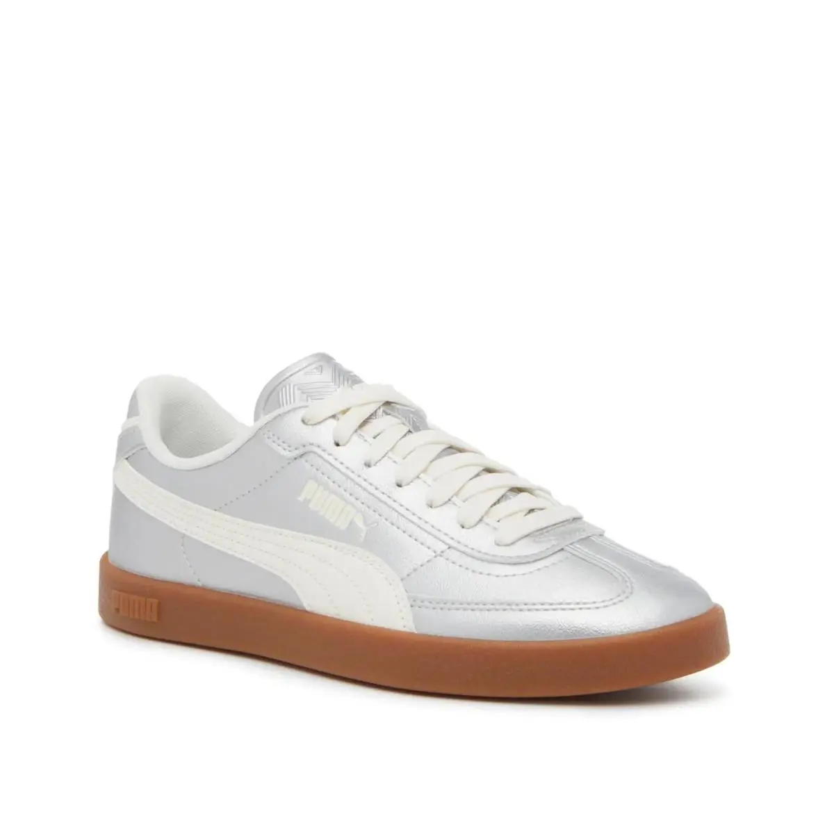 Woman`s Fashion Sneakers Puma Club Era II Sneaker - Silver Metallic