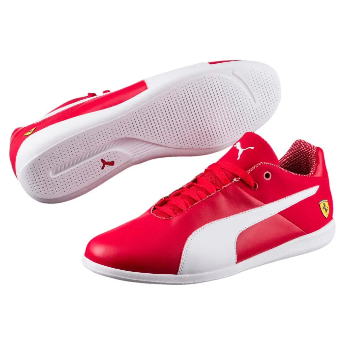 Mens Puma SF Future Cat Casual Shoes Rosso Corsa White Red 305967 01 PR - Rosso corsa puma white white