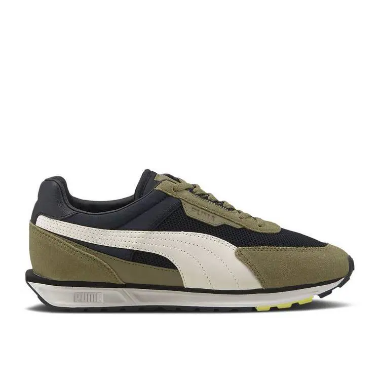 Puma shoes - PUMA Lo Rider - Rider - 381664-02 - Black Covert Green 1