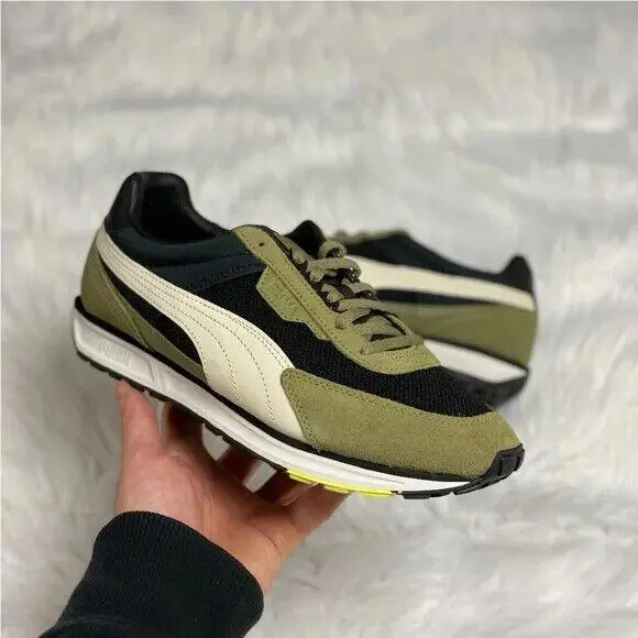 Puma shoes - PUMA Lo Rider - Rider - 381664-02 - Black Covert Green 0