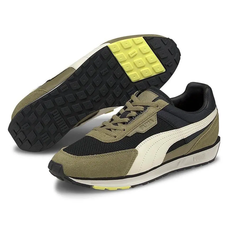Puma shoes - PUMA Lo Rider - Rider - 381664-02 - Black Covert Green 12
