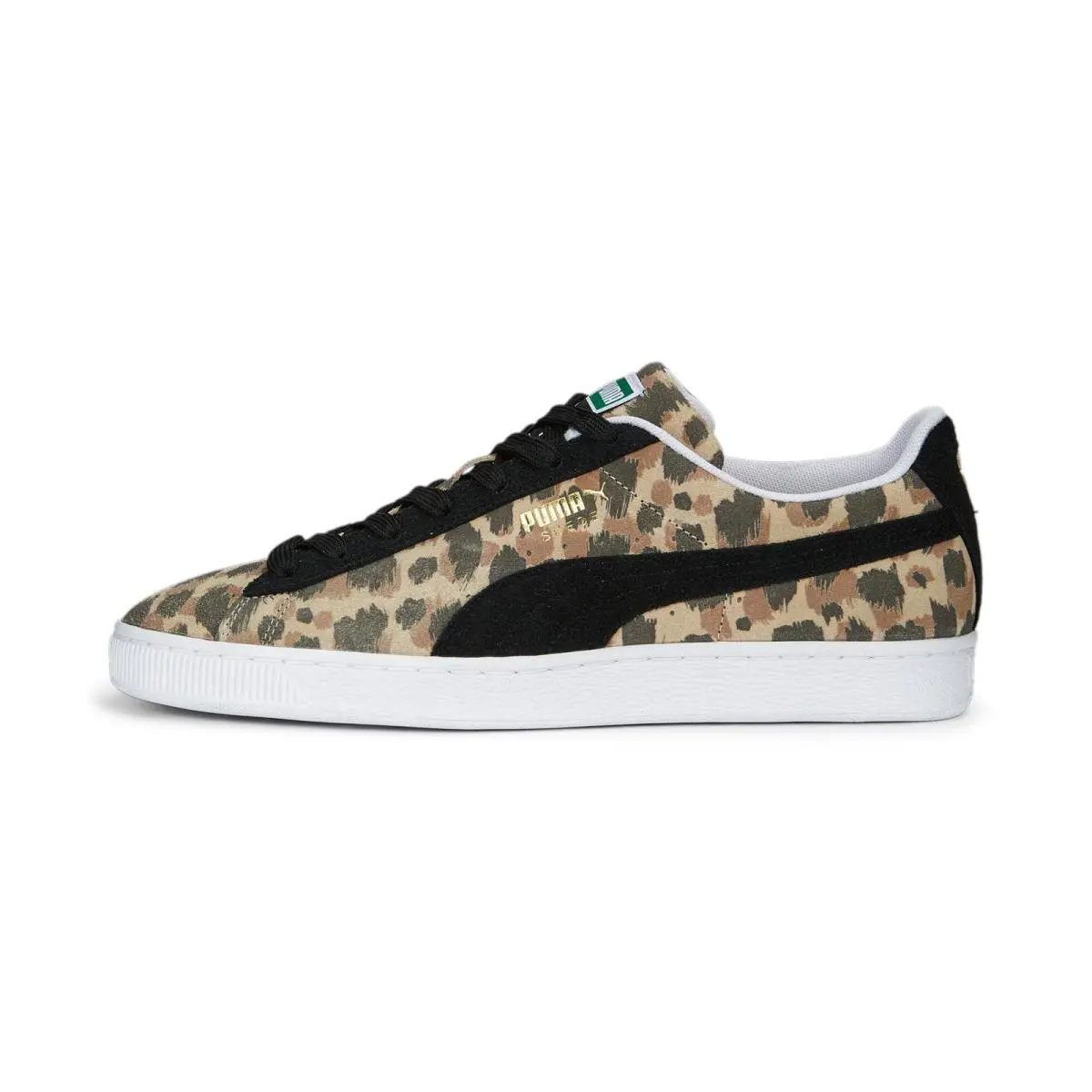 391108-01 Mens Puma Suede Animal - Khaki