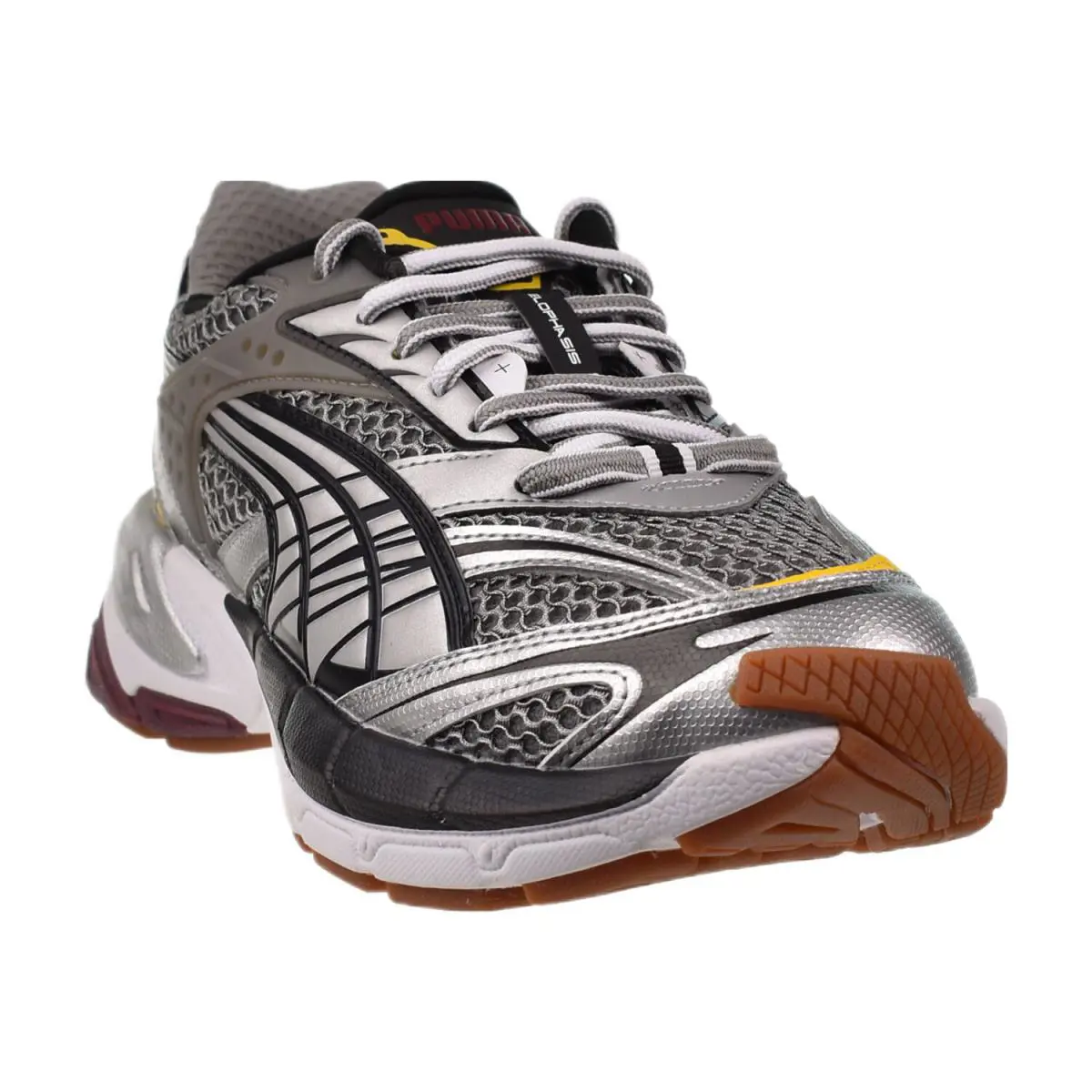 Puma shoes - Silver-Yellow-Burgundy 0