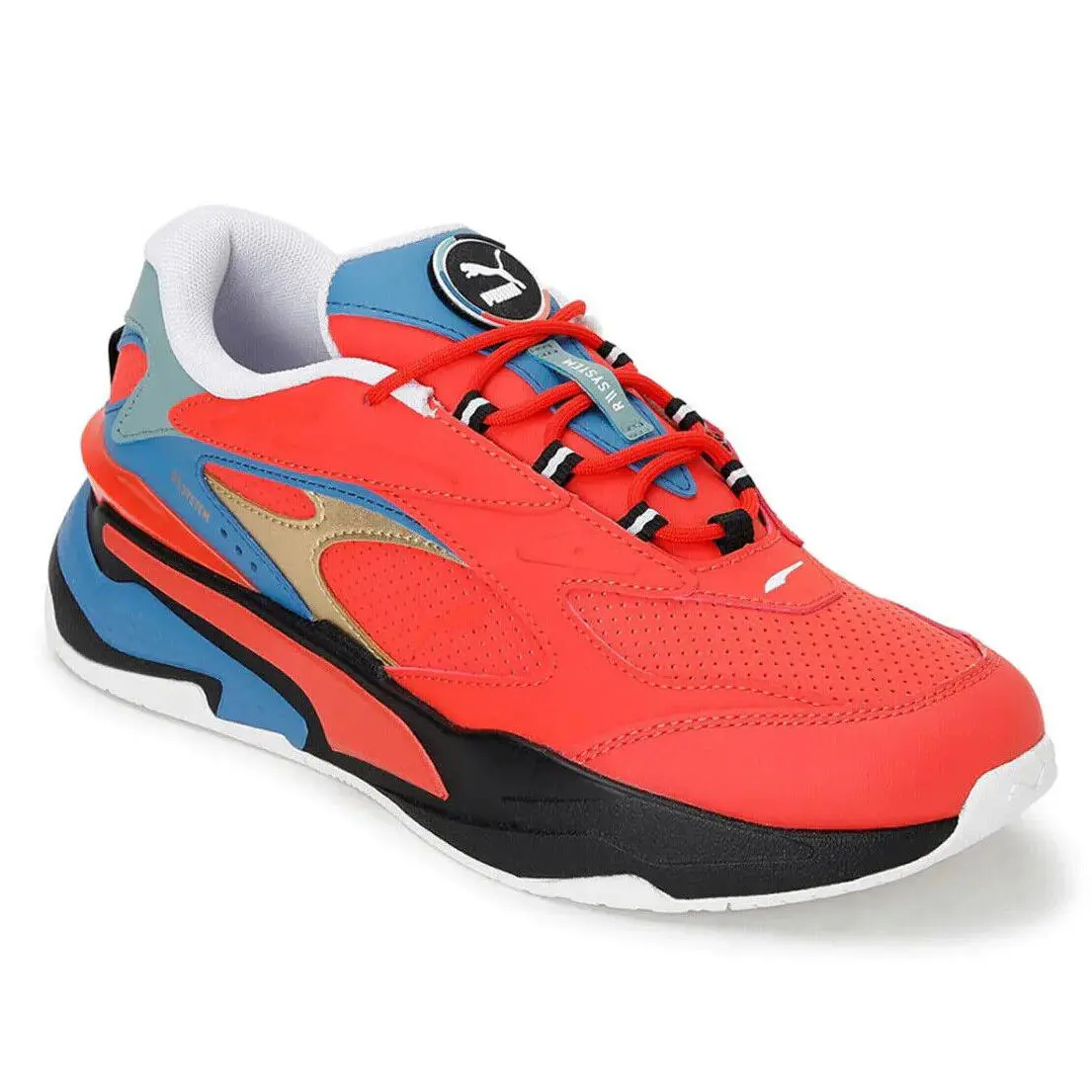 Puma shoes - PUMA RS-Fast FR - 385795-01 - Firelight/Blue/Black/Gold 0