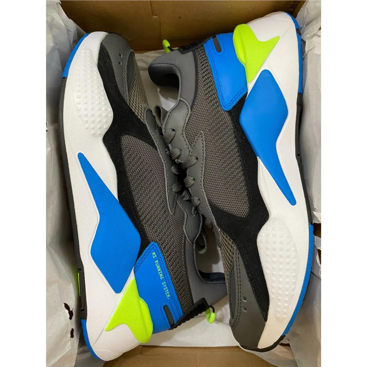 Puma shoes - PUMA Rs-X Reinvention - Reinvention - 369579 12 - Dark Shadow-Future Blue-Green 9