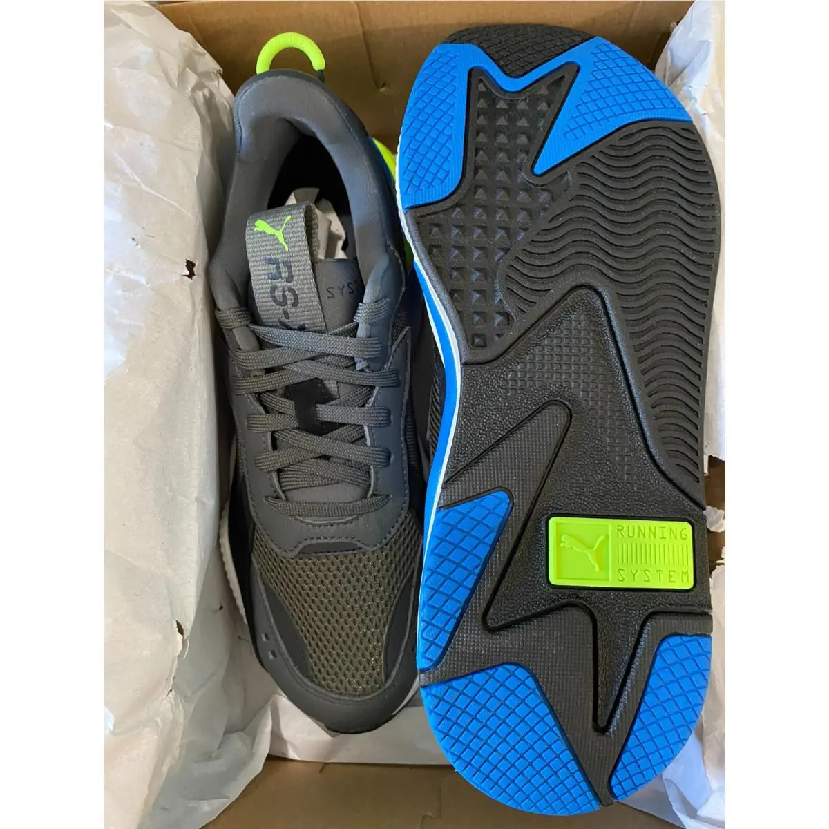 Puma shoes - PUMA Rs-X Reinvention - Reinvention - 369579 12 - Dark Shadow-Future Blue-Green 7