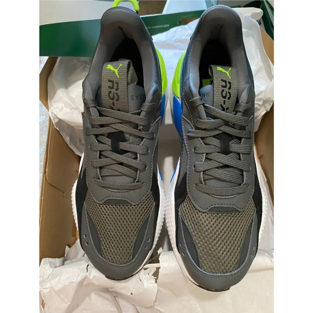 Puma shoes - PUMA Rs-X Reinvention - Reinvention - 369579 12 - Dark Shadow-Future Blue-Green 19