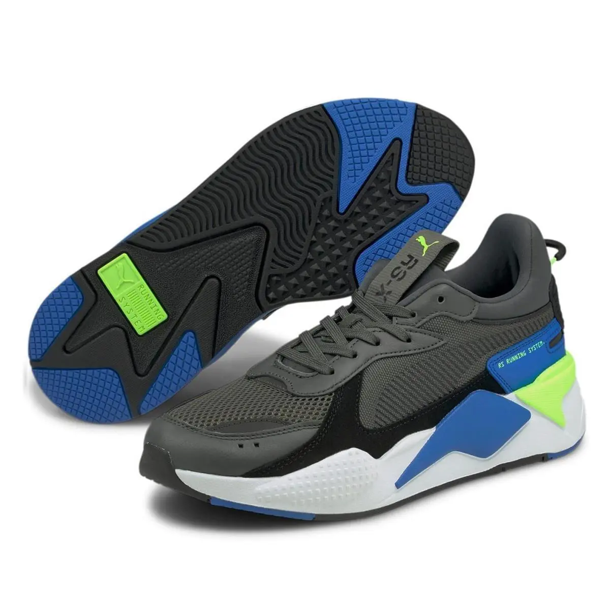 Puma shoes - PUMA Rs-X Reinvention - Reinvention - 369579 12 - Dark Shadow-Future Blue-Green 10