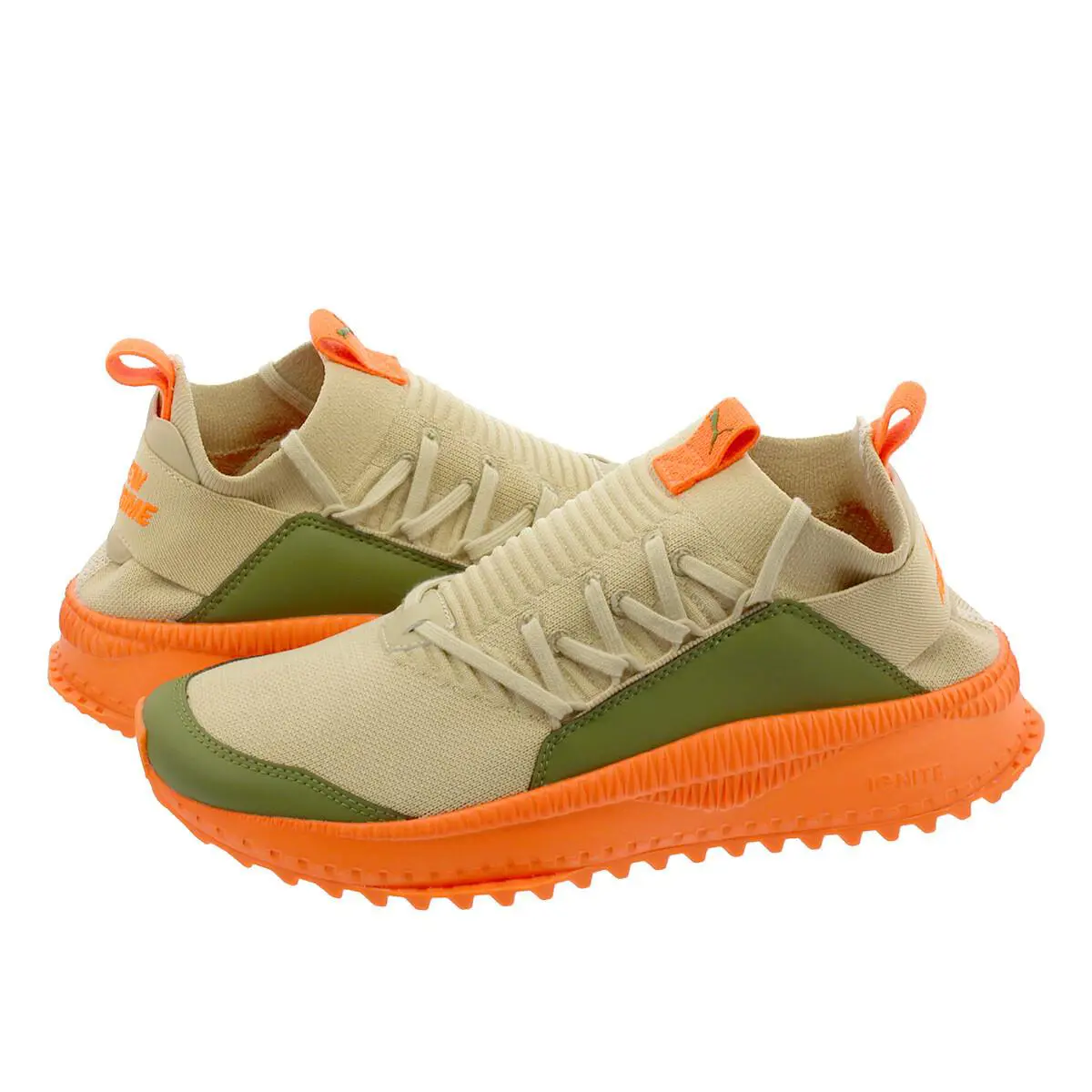 Puma shoes - Pebble/Olive/Scarlet Ibis 2