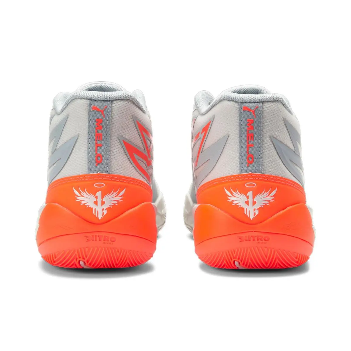 Puma shoes - Platinum Gray/Ultra Orange 2