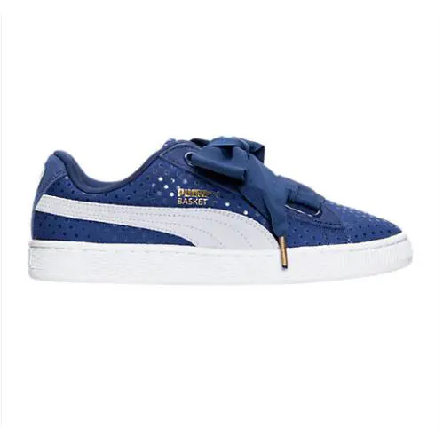 Puma shoes - Puma Basket Heart Denim - Basket Heart Denim - 36337101 - Blue 0