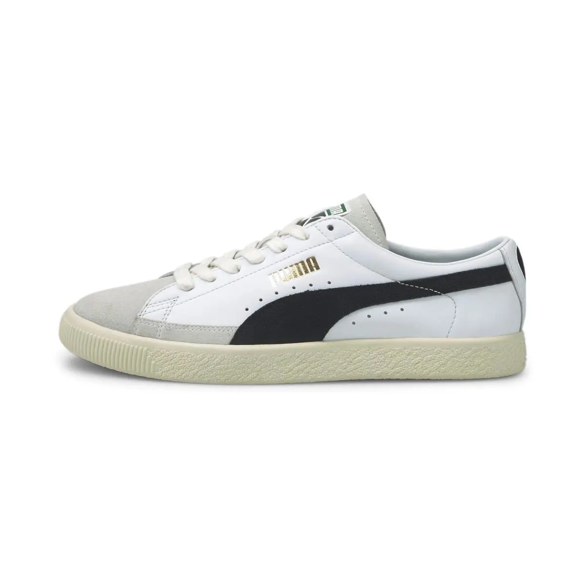 374922-01 Mens Puma Basket Vintage - White