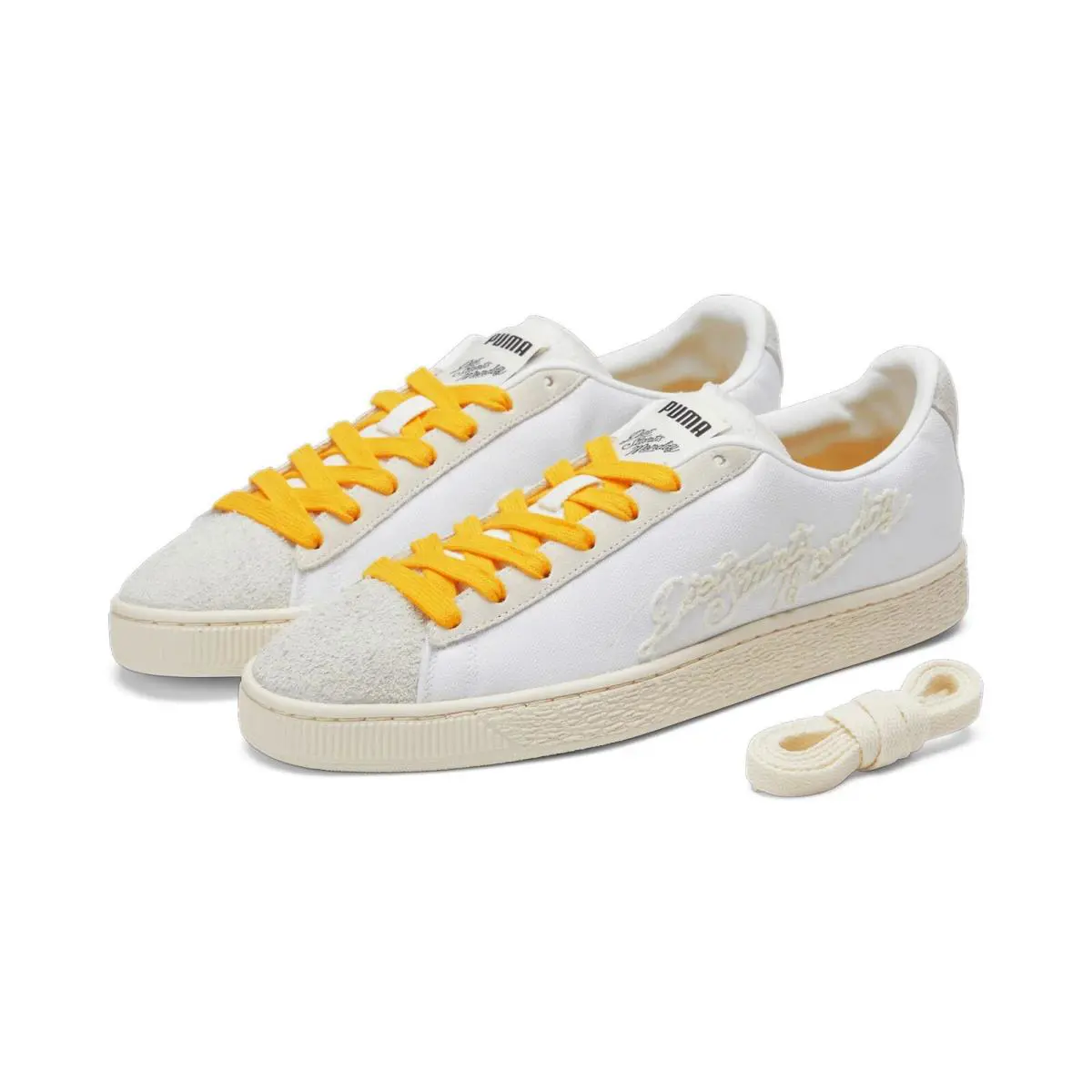 Puma shoes - PUMA Suede - Suede - 390374-01 - White 4