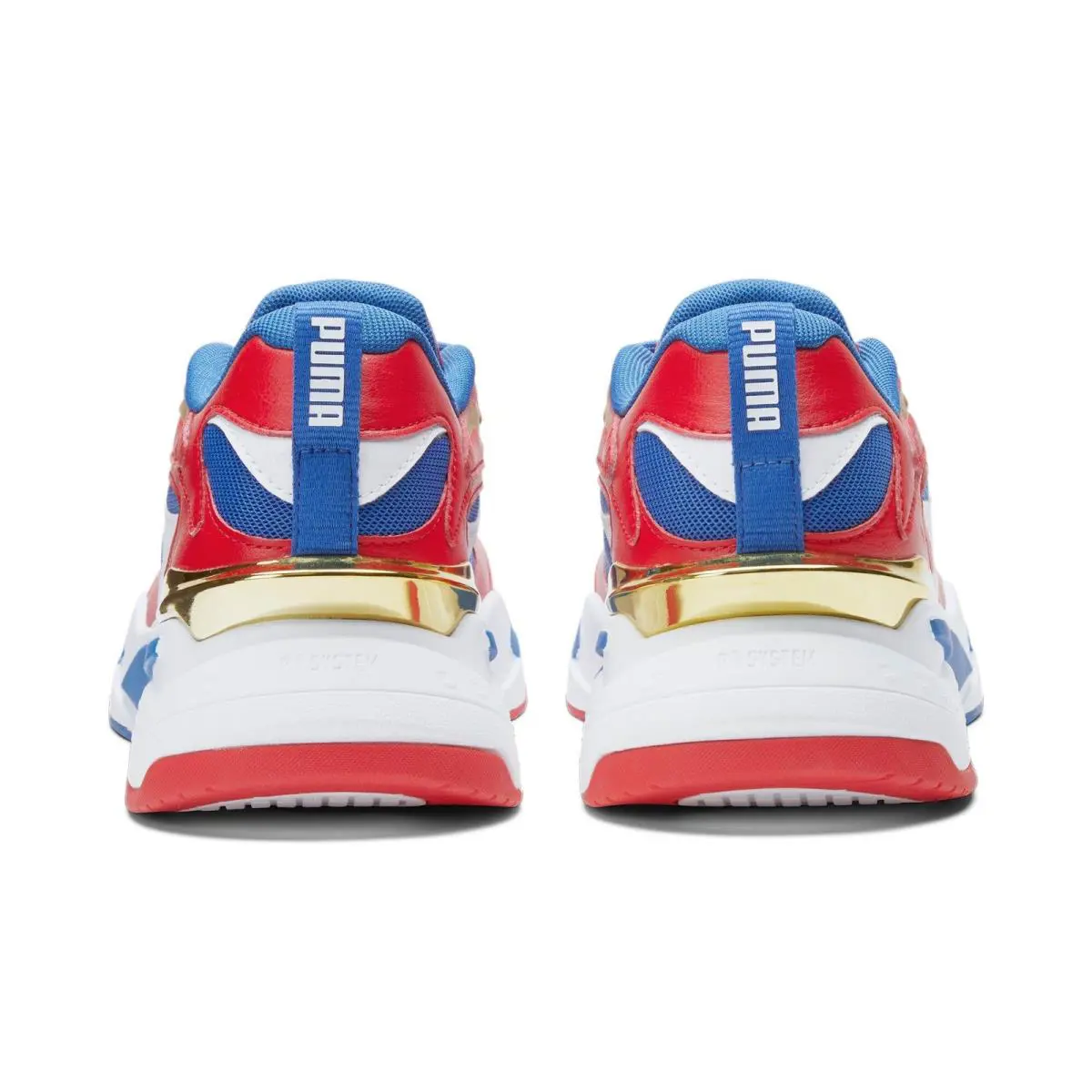Puma shoes - White High/Risk Red/Strong Blue 4