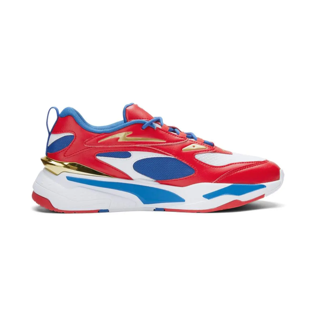 Puma shoes - White High/Risk Red/Strong Blue 8
