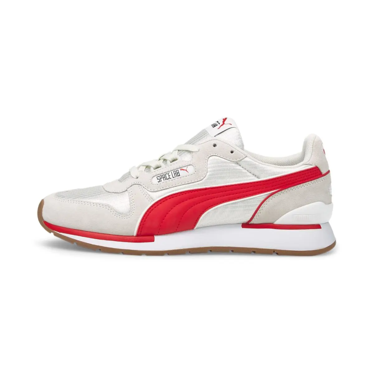 383158-04 Mens Puma Space Lab Athleisure Casual - White/Red