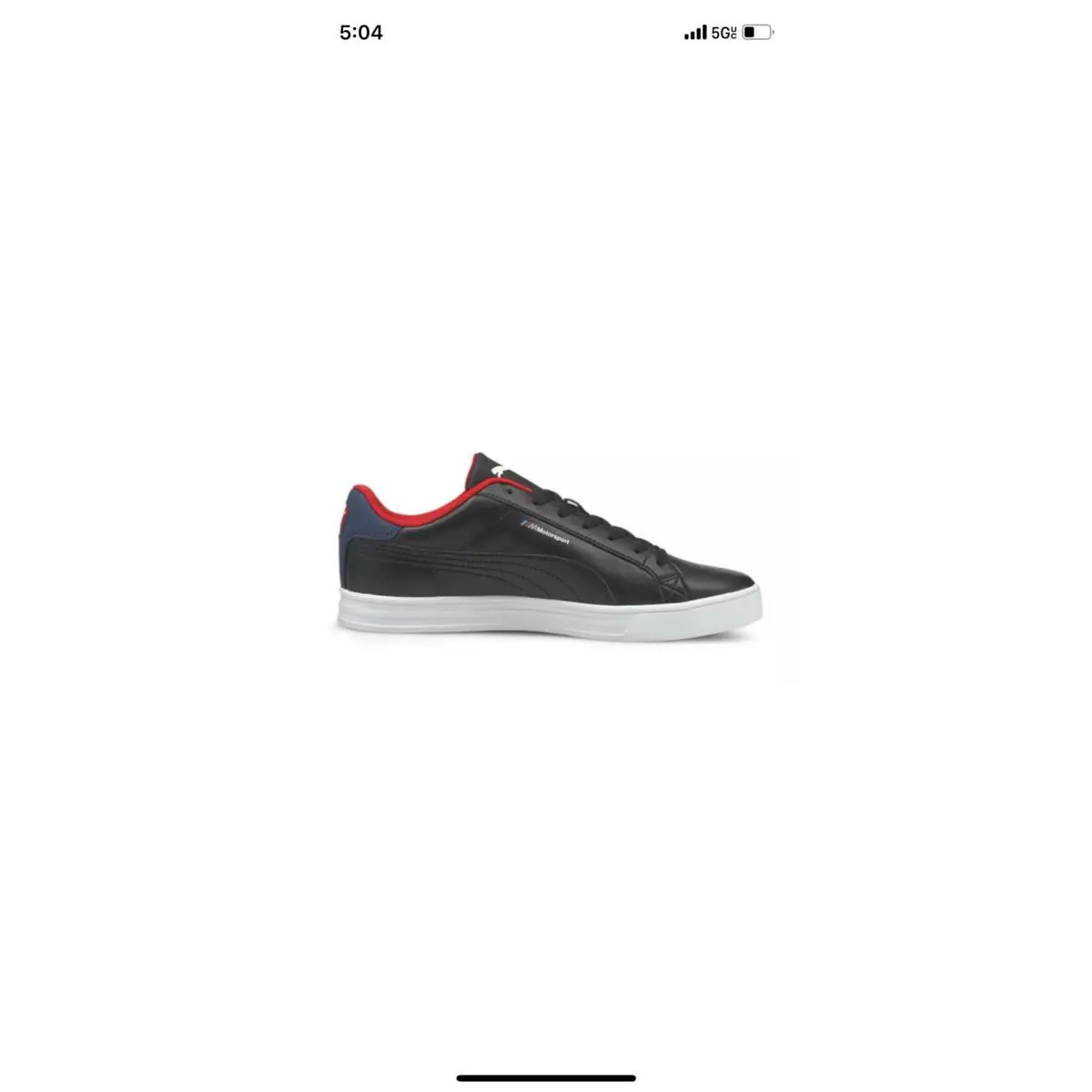 Puma shoes - PUMA BMW MMS Smash Vulc V3 LO - 306876 01 - Black Estate Blue Red (UPC: 0194580697948) 2