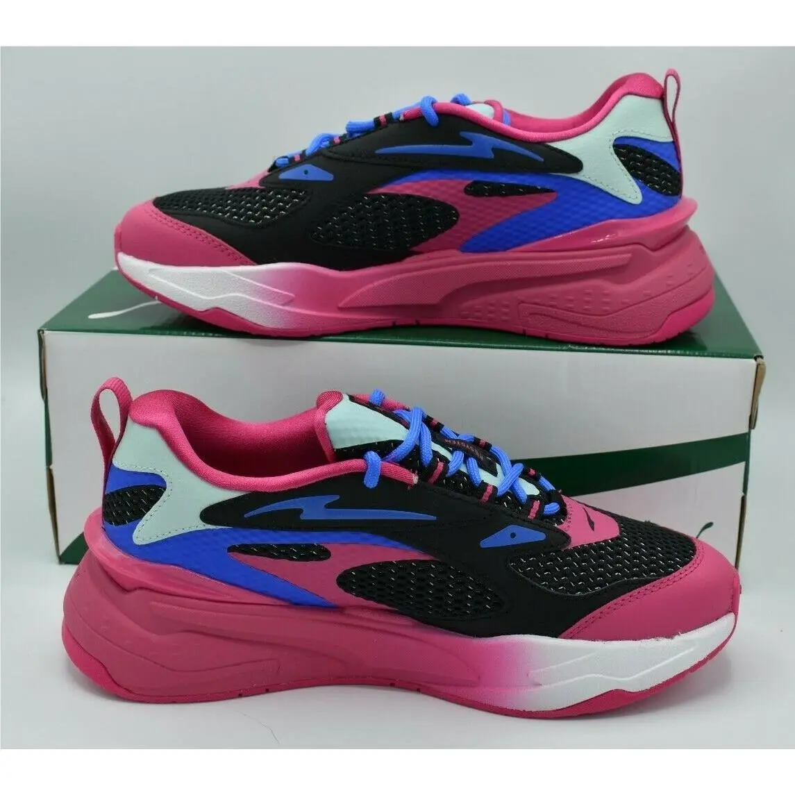 Puma shoes - PUMA RS - 384329 01 - Black Purple Bluemazing (UPC: 195099046944) 2