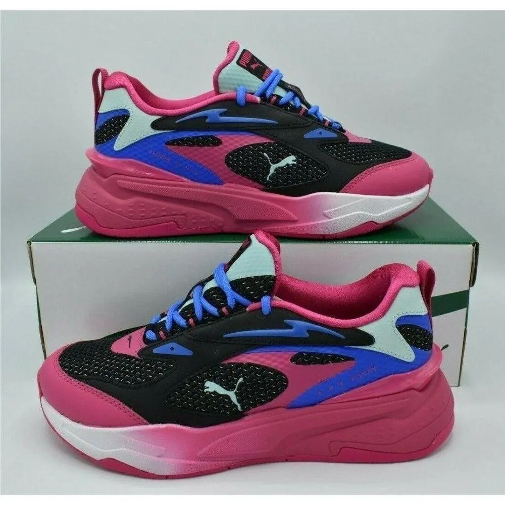 Puma RS Womens Size 7.5 Fast Surveillance Purple Black Shoes Sneakers 384329 01