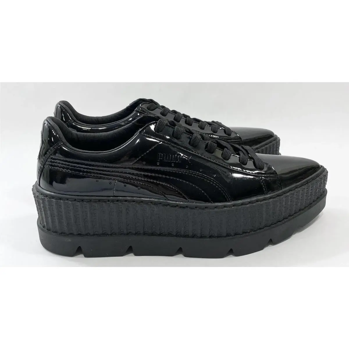 Puma shoes - Puma Fenty x Rihanna Pointy Creeper Patent Casual Sneaker - 36627001 - Black 4