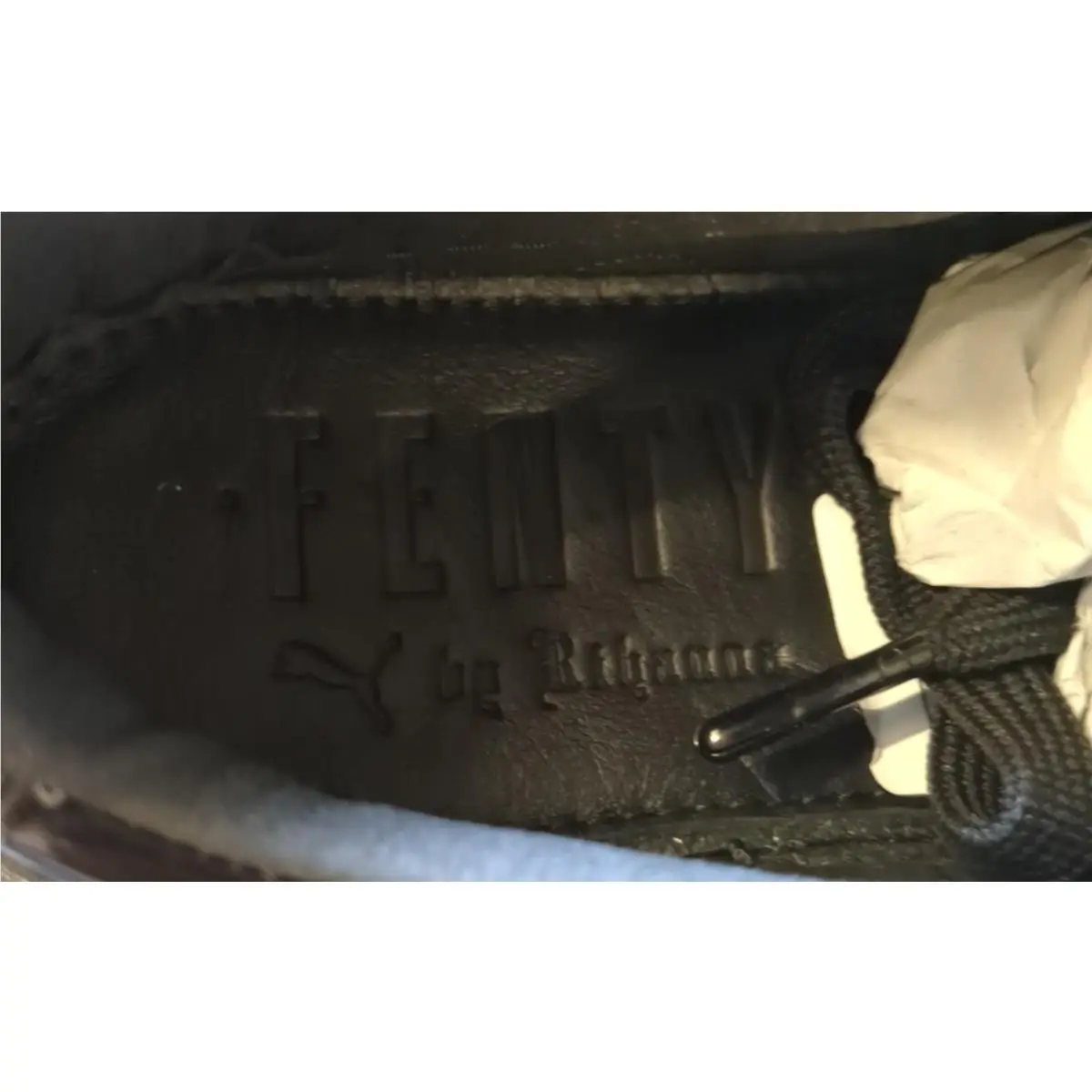 Puma shoes - Puma Fenty x Rihanna Pointy Creeper Patent Casual Sneaker - 36627001 - Black 17