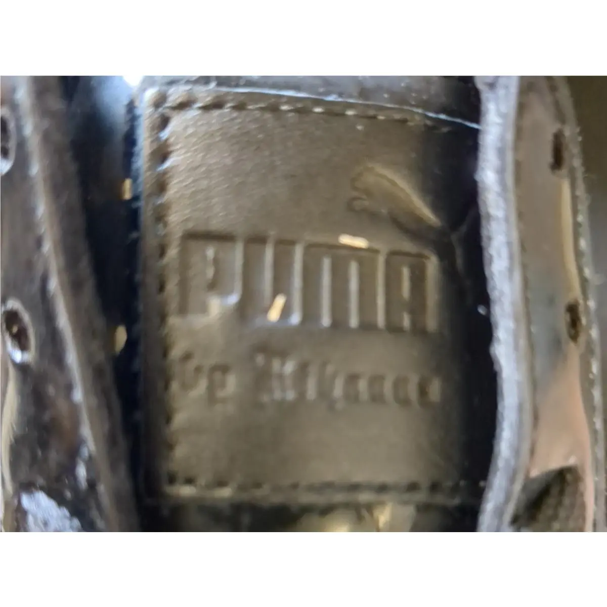 Puma shoes - Puma Fenty x Rihanna Pointy Creeper Patent Casual Sneaker - 36627001 - Black 18