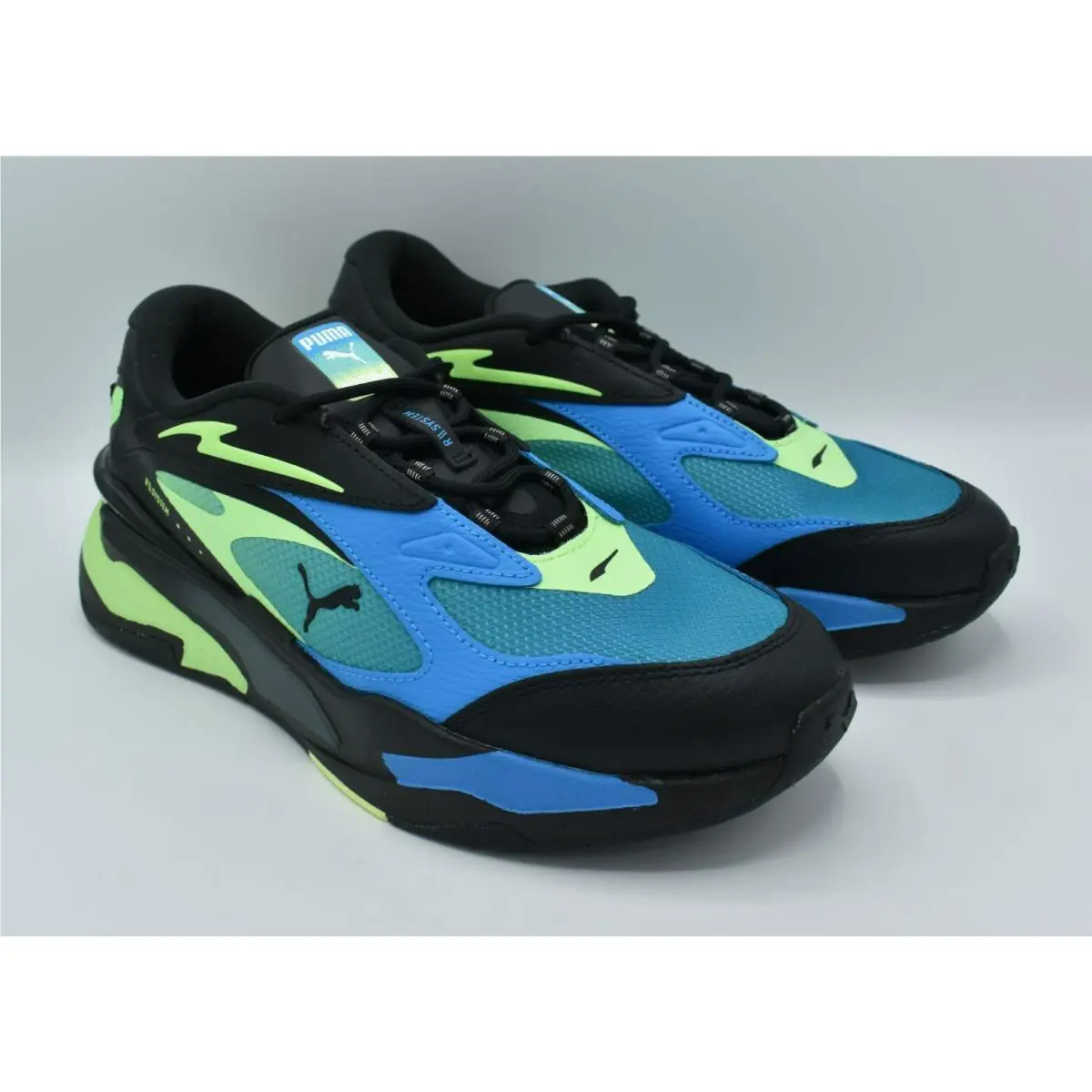 Puma shoes - PUMA RS-Fast - 385707-01 - Black, Green, Blue (UPC: 195100541437) 0
