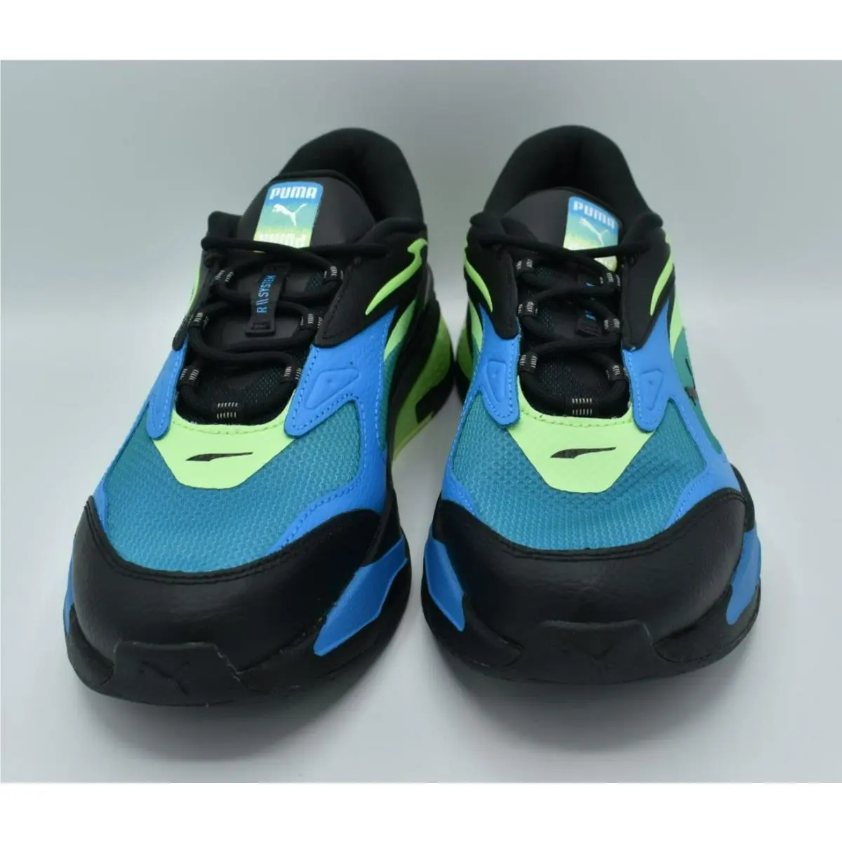 Puma shoes - PUMA RS-Fast - 385707-01 - Black, Green, Blue (UPC: 195100541437) 5