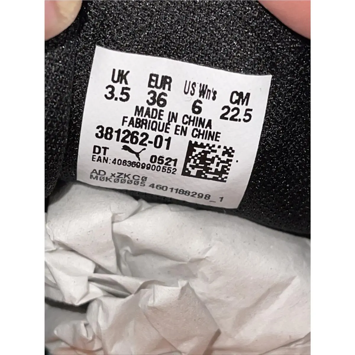 Puma shoes - 381362 01 - 381262 01 - Black (UPC: 0194580900598) 9