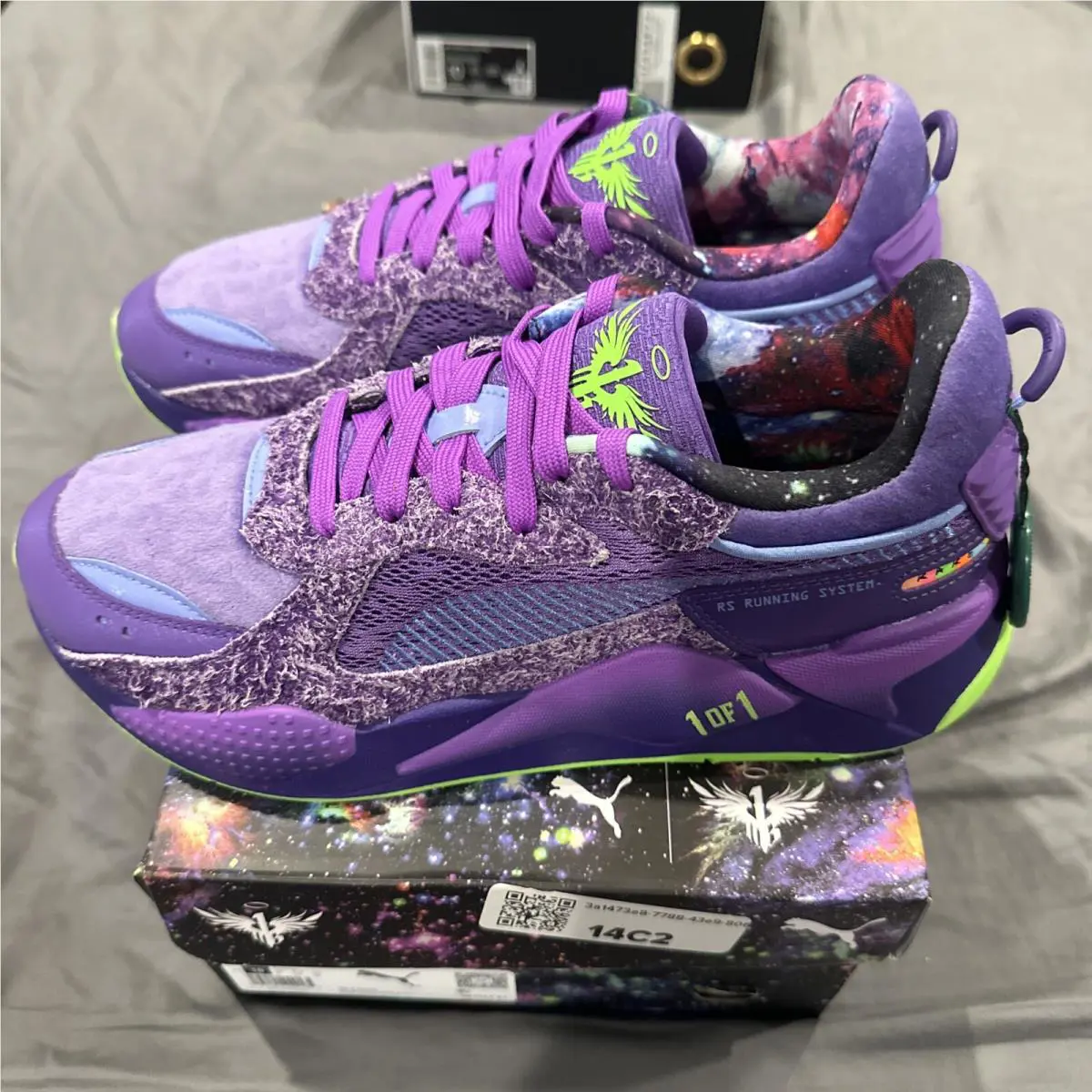 Puma shoes - PUMA RS-X - 38776401 - Purple 2