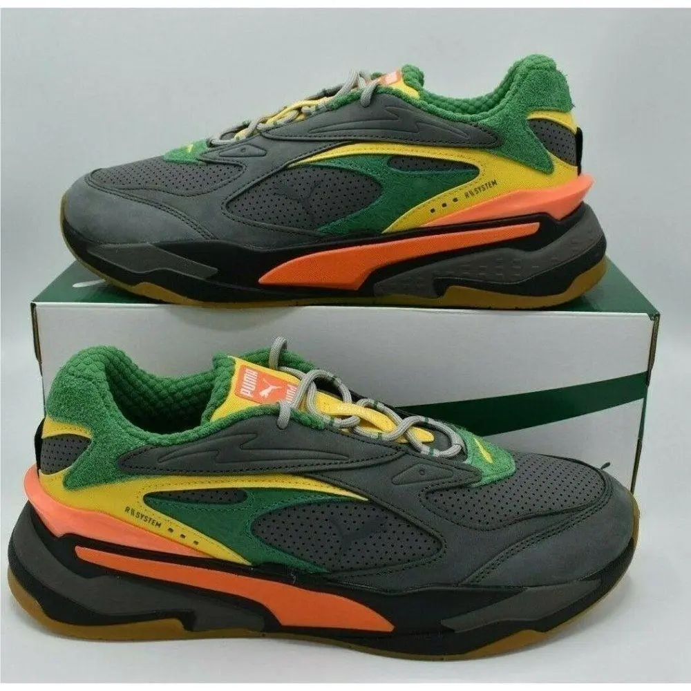 Puma Mens Size 11.5 Eat Your Veggies RS Fast Shoes Sneakers 380322 01