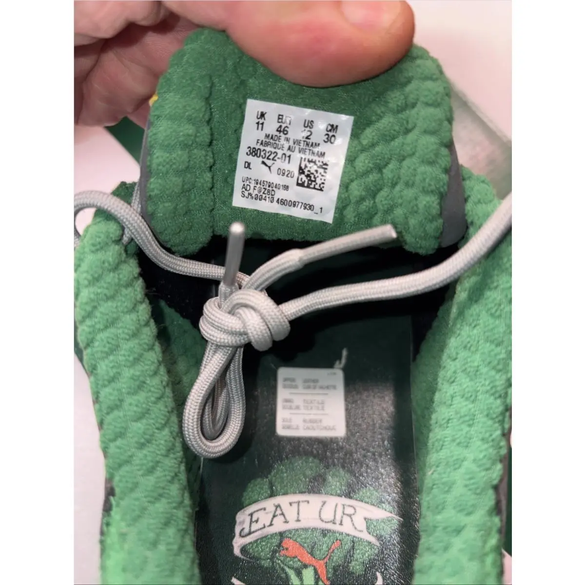 Puma shoes - PUMA RS-Fast Eat Ur Veggies - 380322-01 - Gray (UPC: 194579040151) 7