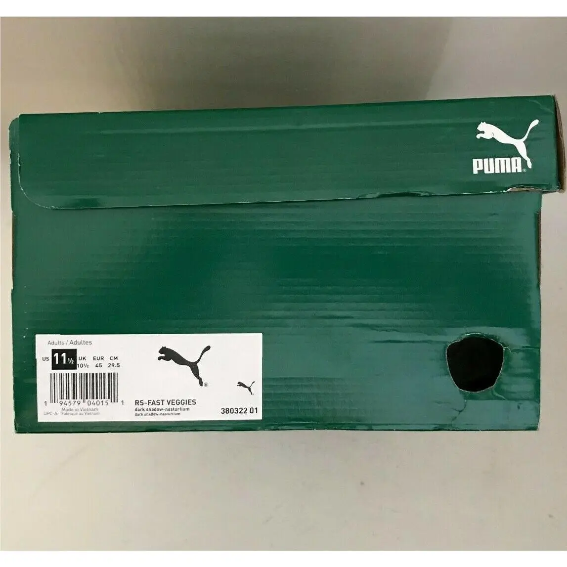 Puma shoes - PUMA RS-Fast Eat Ur Veggies - 380322-01 - Gray (UPC: 194579040151) 10