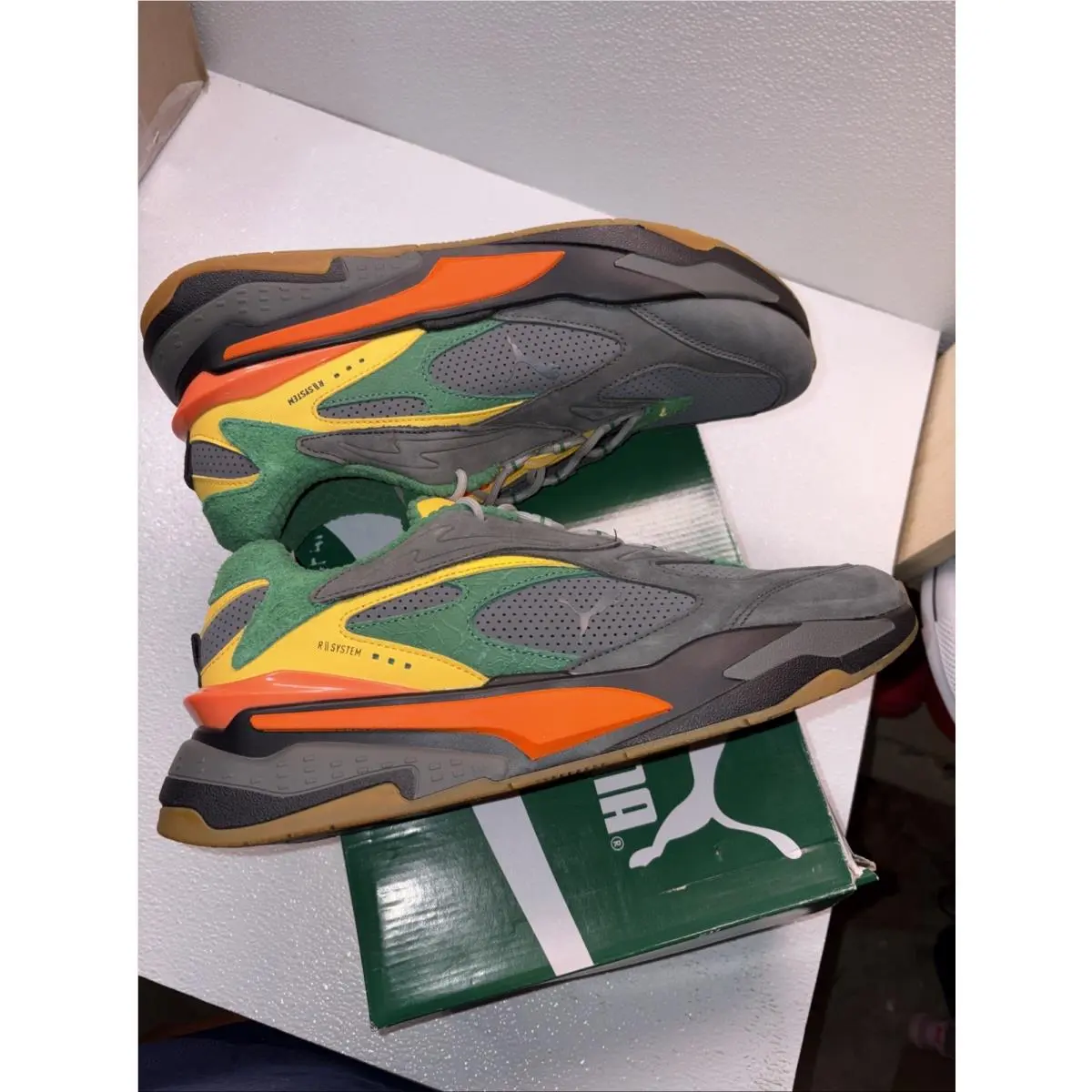 Puma shoes - PUMA RS-Fast Eat Ur Veggies - 380322-01 - Gray (UPC: 194579040151) 4