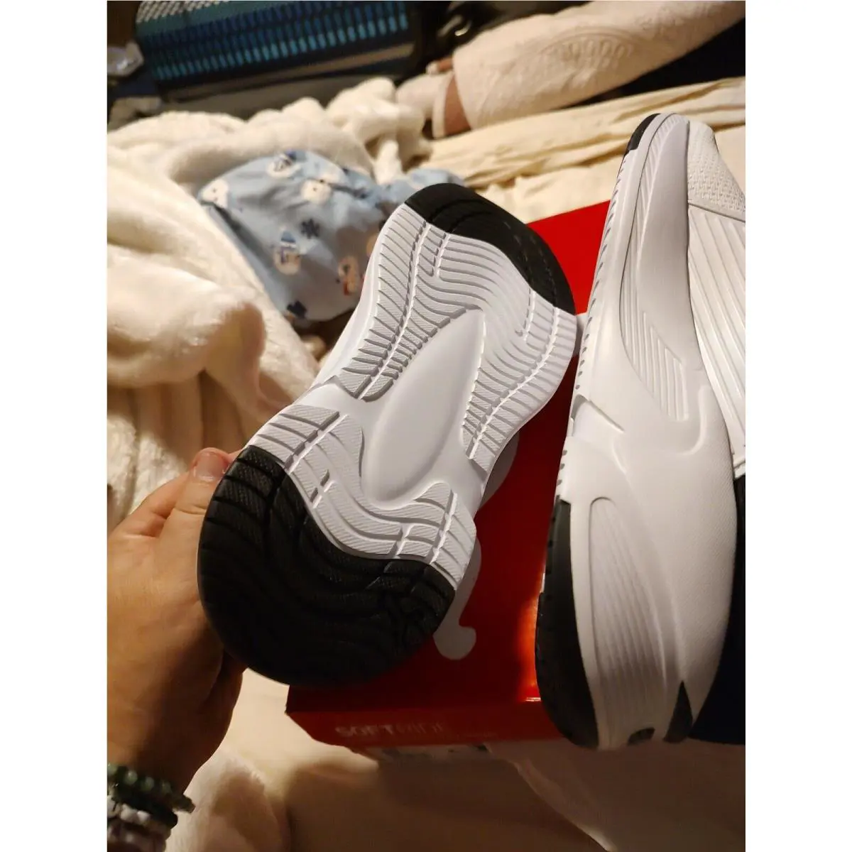 Puma shoes - Puma Softride Premier Slip On Splatter - 37695703 - White 7