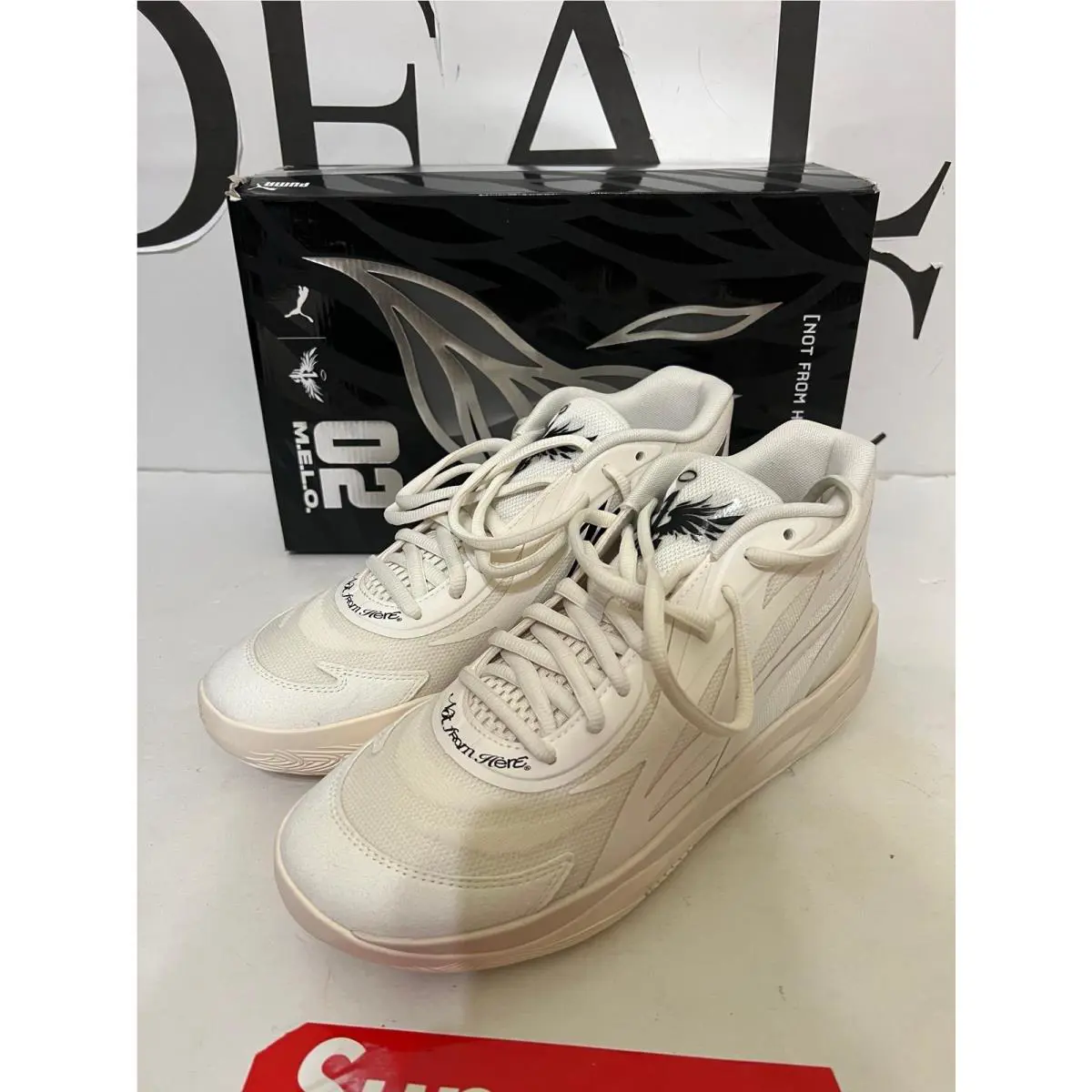 Puma shoes - PUMA MB.02 LaMelo Ball Not From Here - 378319-01 - White 5