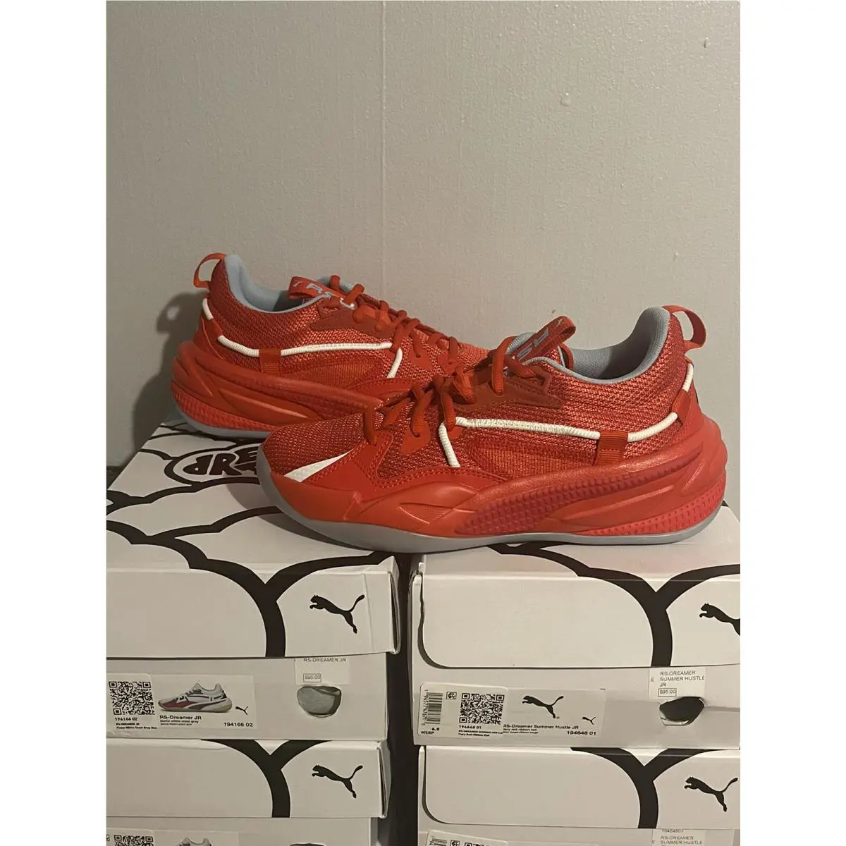 Puma shoes - Puma RS-Dreamer Summer Hustle Jr - 194648-01 - Red (UPC: 194577476747) 1
