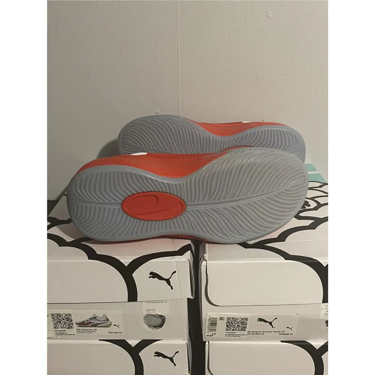 Puma shoes - Puma RS-Dreamer Summer Hustle Jr - 194648-01 - Red (UPC: 194577476747) 4