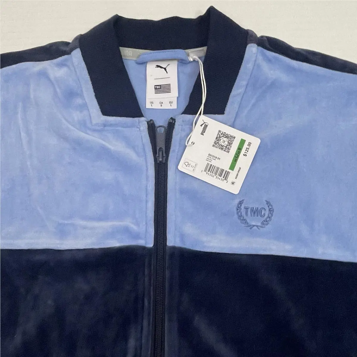 Puma clothing - Puma TMC All Star Velour - 531218 01 - Blue 9