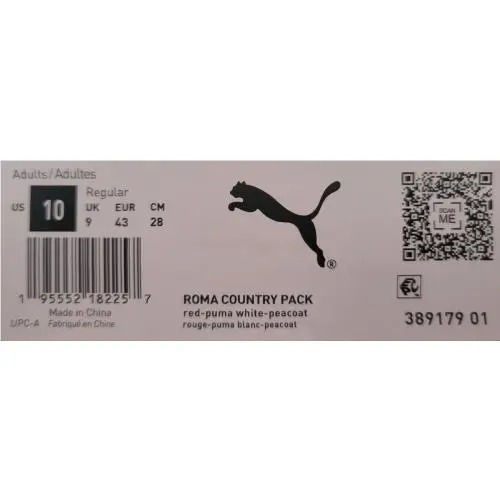 Puma shoes - PUMA Roma Country Pack - Roma Country Pack - 389179-01 - Red 5