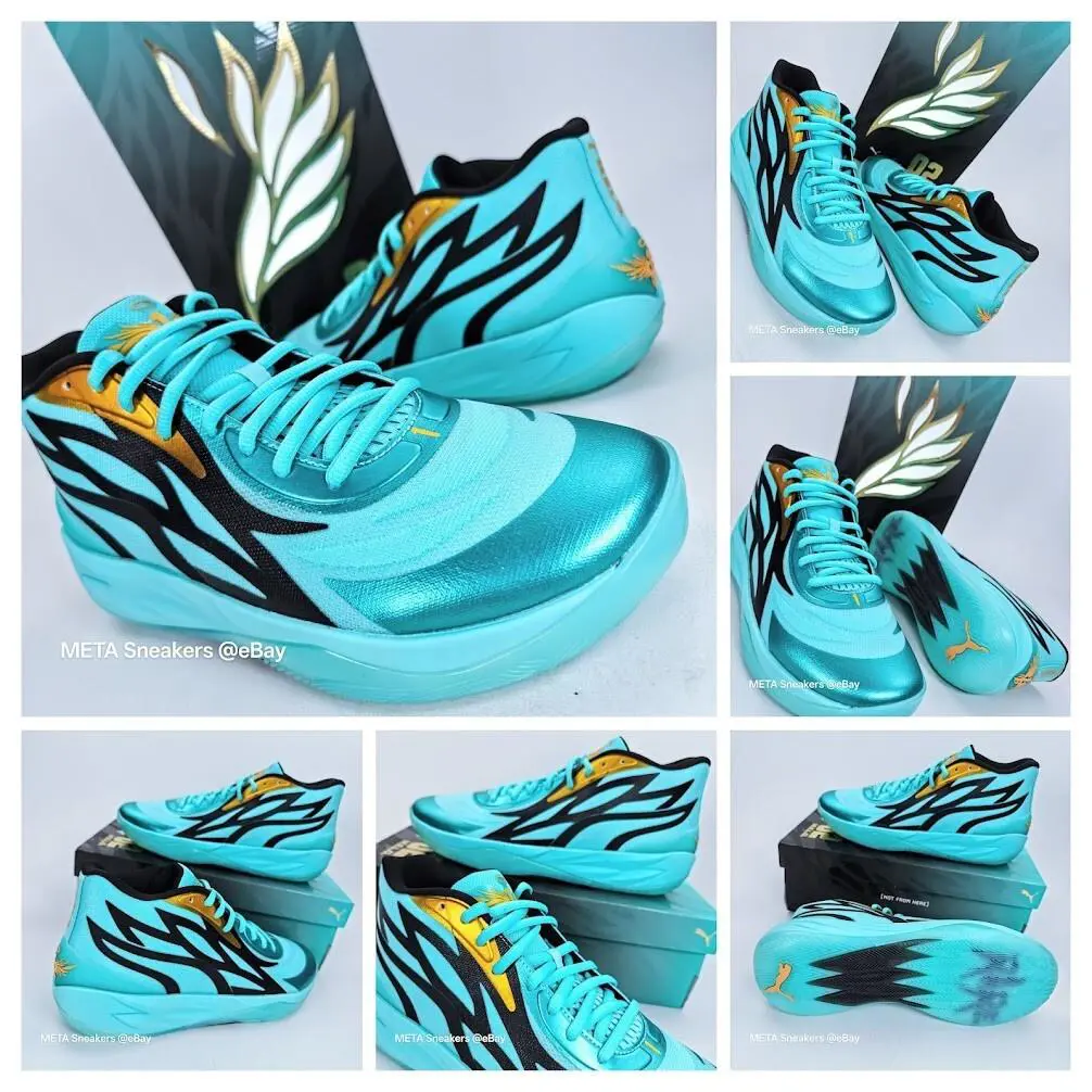 Puma shoes - PUMA MB.02 - 377590-01 - Elektro Aqua/Black 0