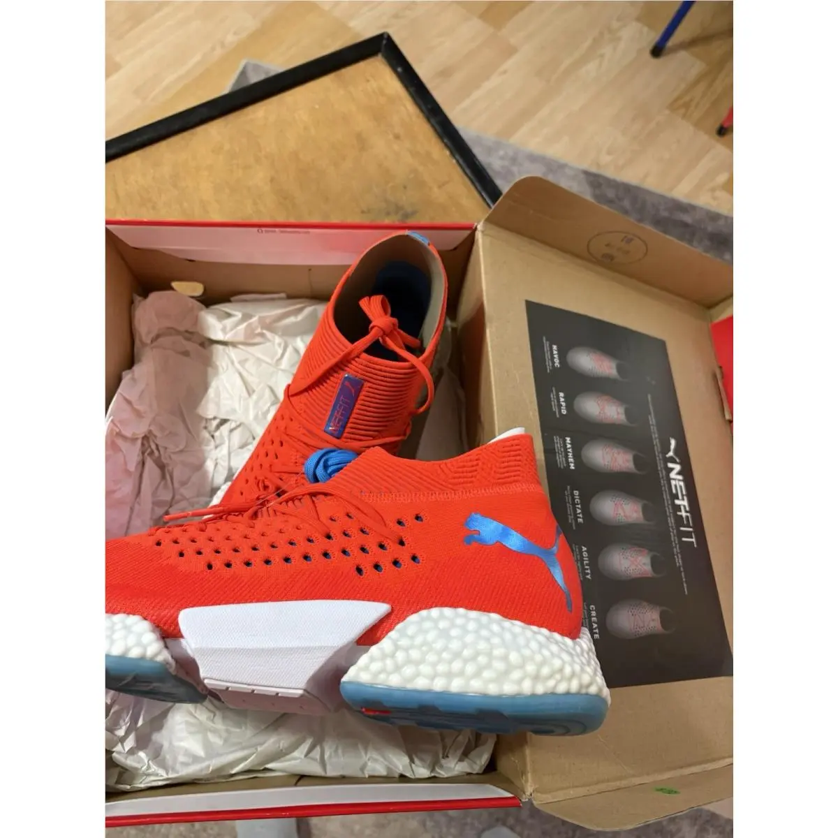Puma shoes - PUMA Mid - Mid - 376442-01 - Orange 4