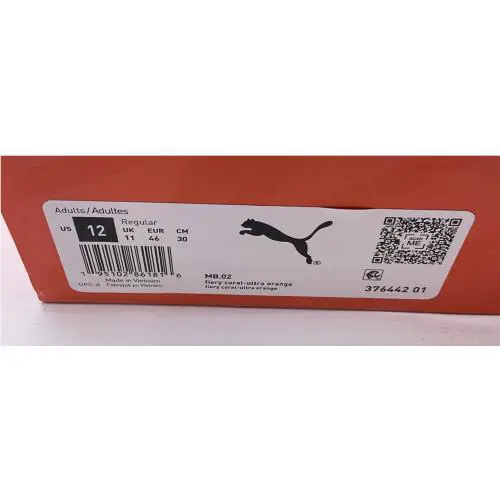 Puma shoes - PUMA MB 02 - 376442-01 - Orange (UPC: 195102861816) 12