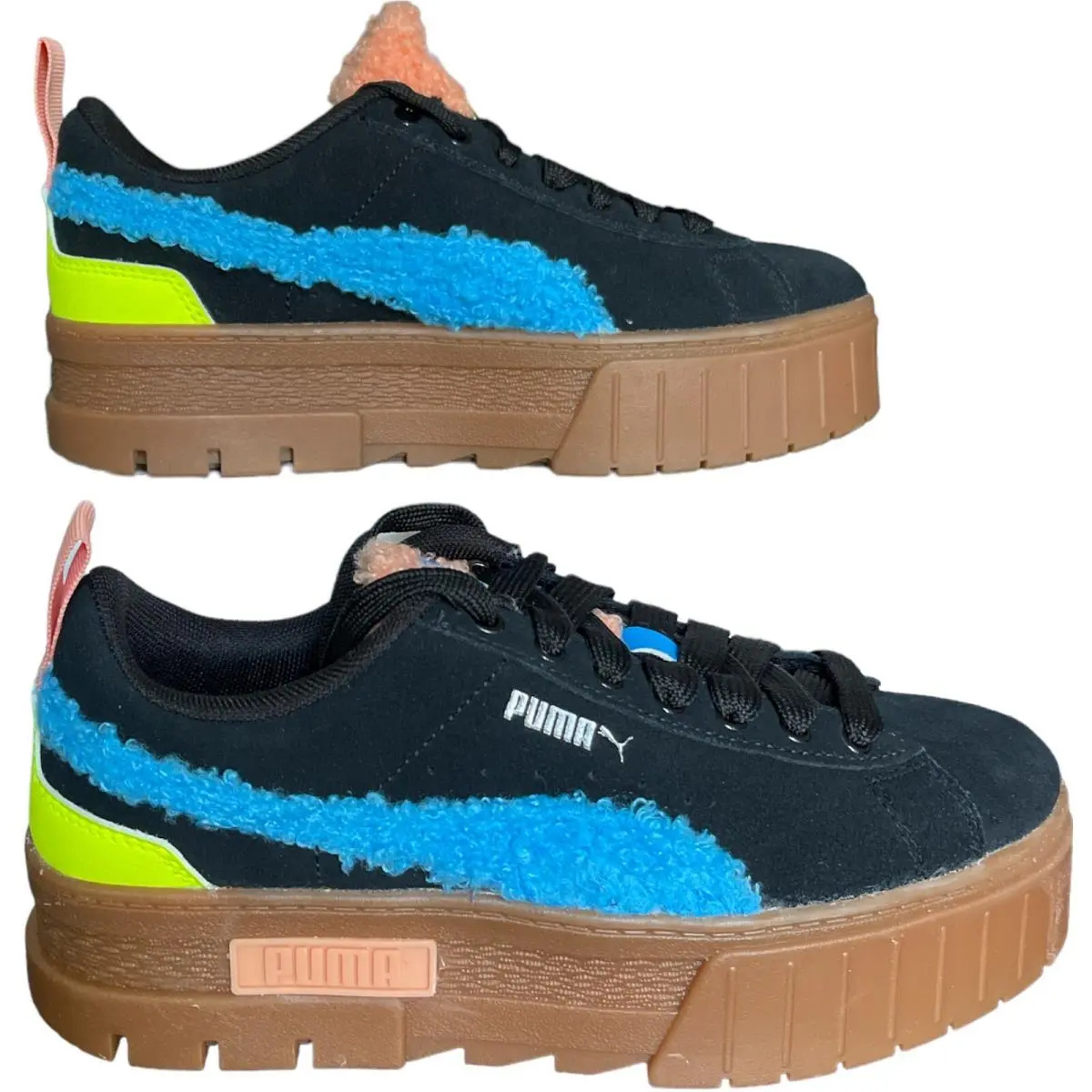 Women’s Sneakers Size 7.5 Puma Mayze Cuddle In Black