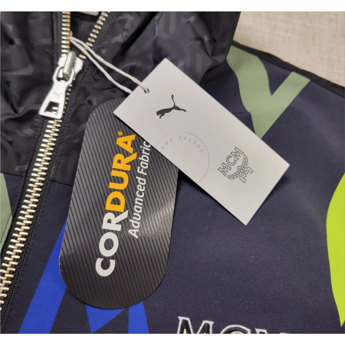 Puma clothing - Puma X MCM Track Jacket - 53700601 - Black Green Blue 10