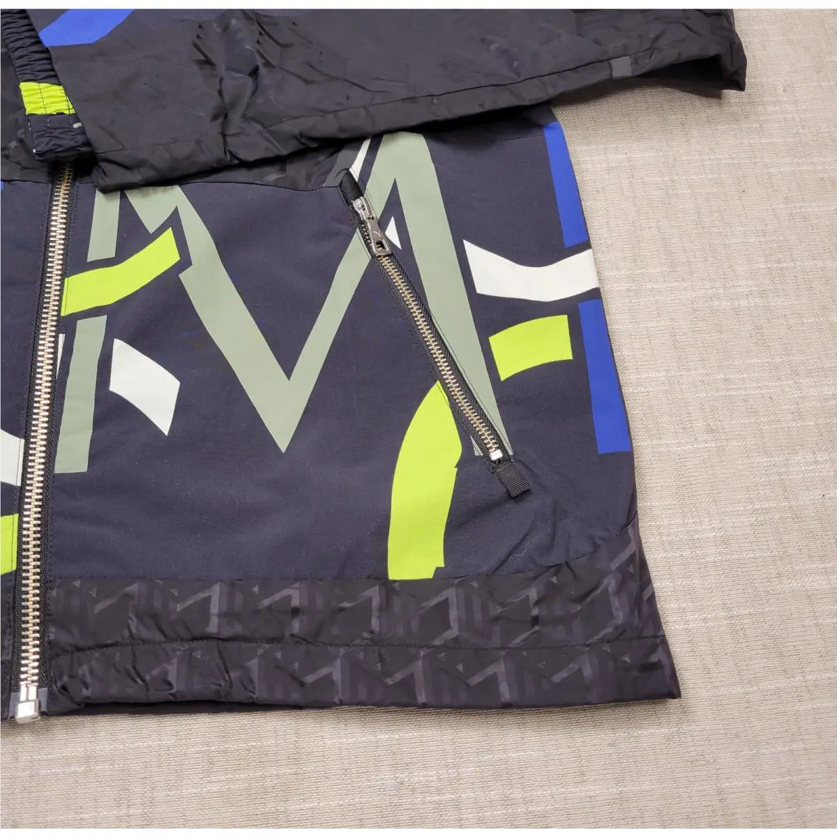 Puma clothing - Puma X MCM Track Jacket - 53700601 - Black Green Blue 4