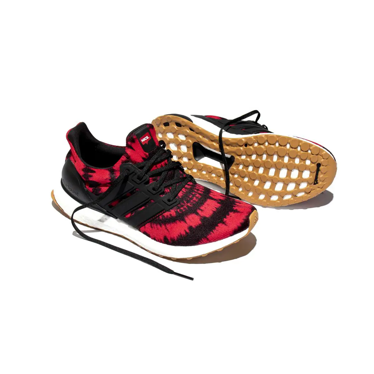 Adidas shoes - Black, Red Tie Dye 6