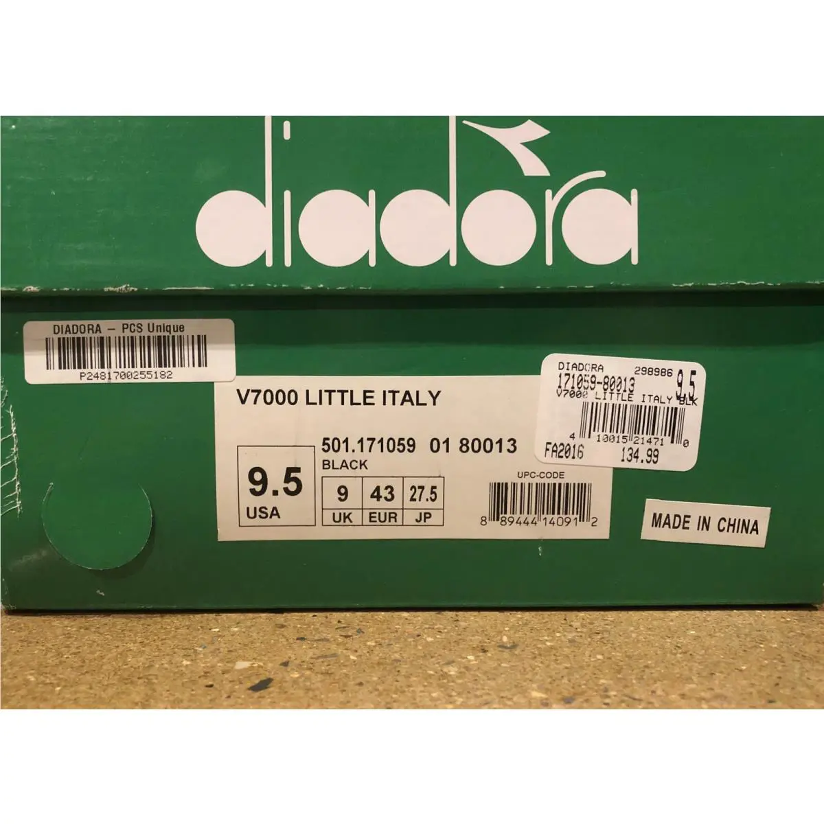 Diadora shoes - Diadora N7000 Little Italy - Little Italy - 7000 - Black (UPC: 889444140752) 7