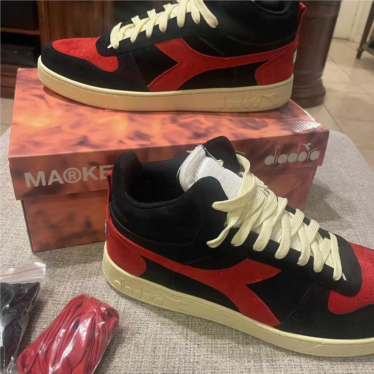 Diadora shoes - Diadora C0808 - Red 4