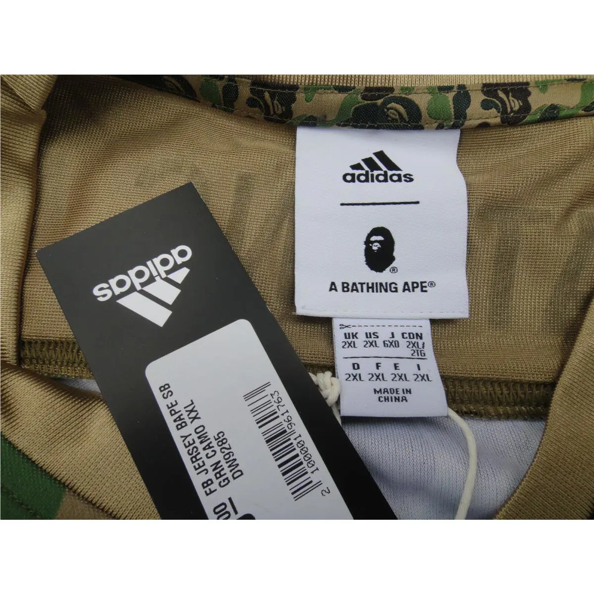 Adidas clothing - DW9285 - DW9285 - Green Brown Camo Tones 9